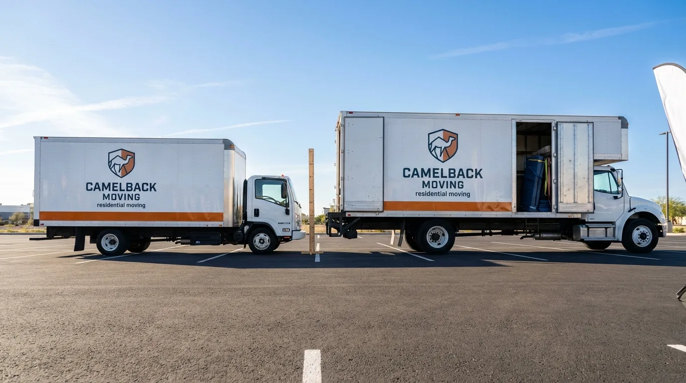 Moving truck size capacity guide in Darby